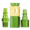 Plews-Edelmann 1/4" Green Coupler Kit 4pc 13-307G